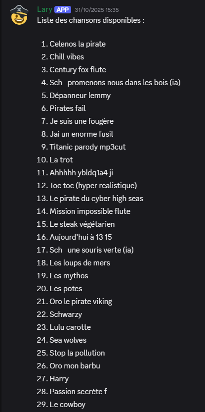 Lary — bot musical et soundboard Discord